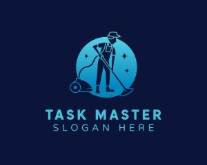 Vacuum Cleaner Housekeeping logo design