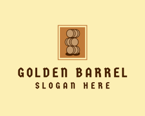 Alcoholic Beer Barrels logo design