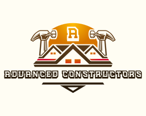 Hammer Sunset Roof logo design