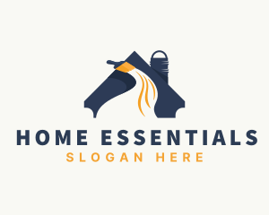 Paint Home Renovation logo design