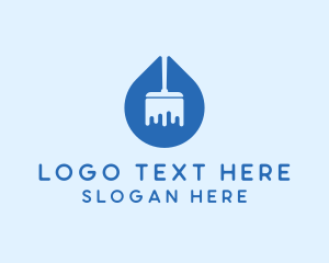 Water Droplet Squeegee Cleaning logo