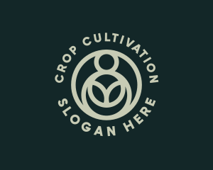 Organic Sustainability Crop logo