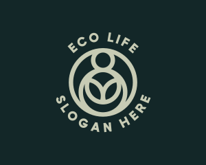 Organic Sustainability Crop logo design