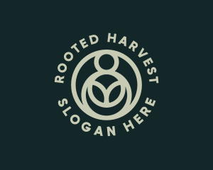 Organic Sustainability Crop logo design