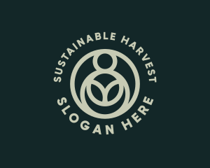 Organic Sustainability Crop logo