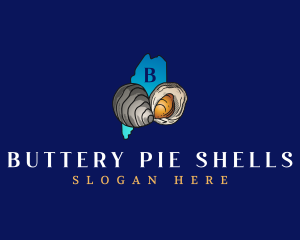 Maine Ocean Clam logo design