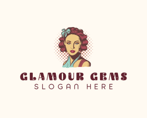 Pinup Girl Glamour logo design