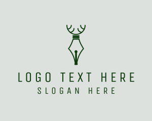 Deer Quill Pen  logo