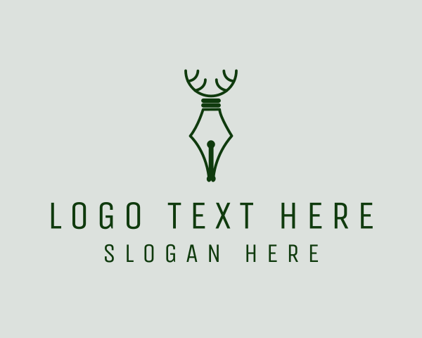 Deer Quill Pen  logo