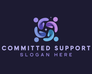 Community Team Support logo design