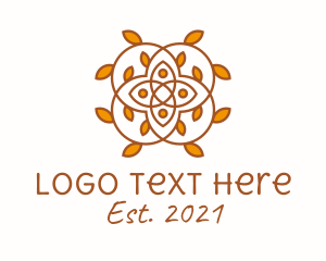 Celtic Autumn Pattern  logo design