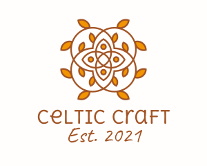 Celtic Autumn Pattern  logo design