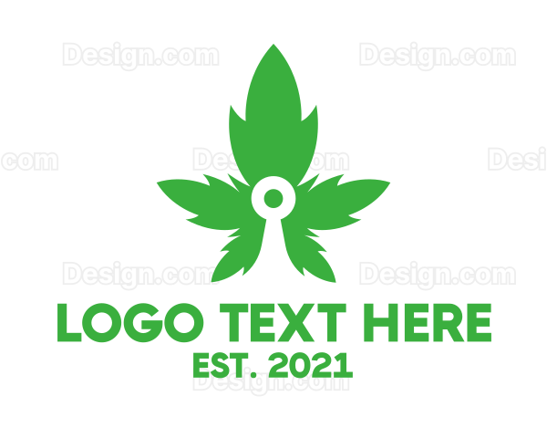 Weed Leaves Drug Logo