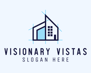 Blue House Plan logo