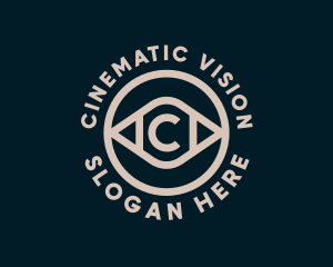 Optical Eye Letter C logo design