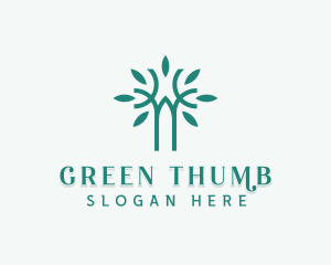Tree Horticulture Planting logo design