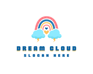 Creative Cloud Rainbow logo design