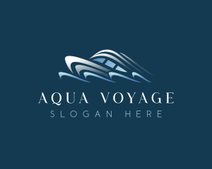 Yacht Boat Travel Voyage logo design