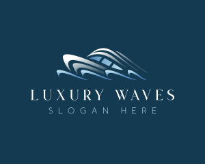 Yacht Boat Travel Voyage logo design