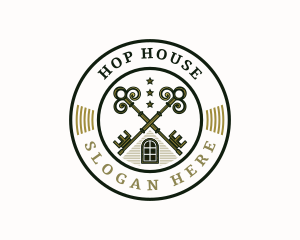 Key House Real Estate logo design