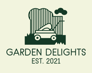 Lawn Landscape Mower logo design