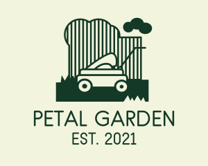 Lawn Landscape Mower logo design