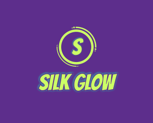 Glowing Comic Brand logo design