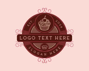 Bakery - Cupcake Dessert Bakery logo design