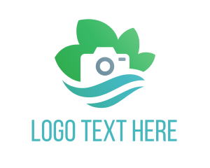 Eco Camera Nature Photography logo design