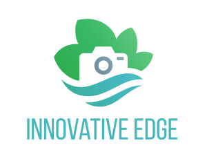 Eco Camera Nature Photography logo design