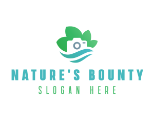 Eco Camera Nature Photography logo design