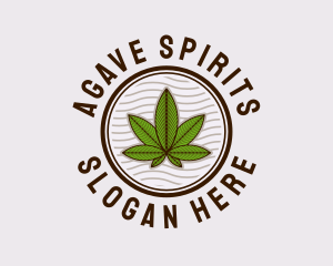 Medicinal Hemp Plant logo design