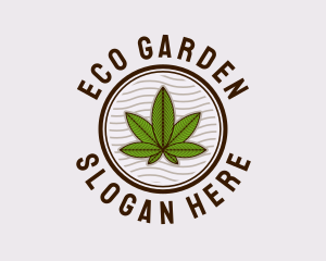 Medicinal Hemp Plant logo design