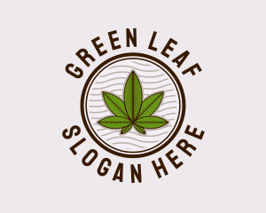 Medicinal Hemp Plant logo