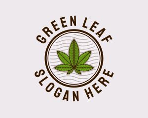 Medicinal Hemp Plant logo design