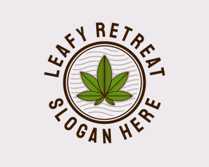 Medicinal Hemp Plant logo design