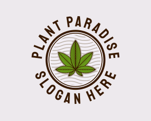 Medicinal Hemp Plant logo design