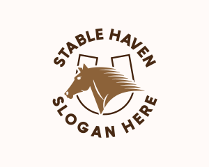 Stallion Horse Steed logo