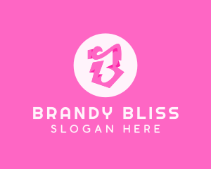 Pink Boutique Letter B logo design