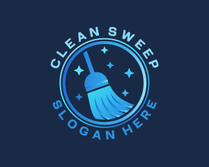 Sparkling Broom Sweeping  logo