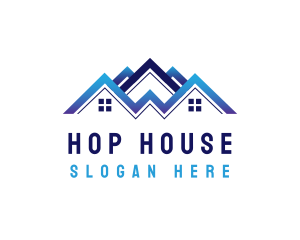 Roofing House Repair logo design