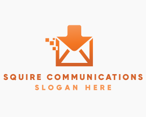 Orange Digital Inbox logo design