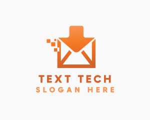 Orange Digital Inbox logo design