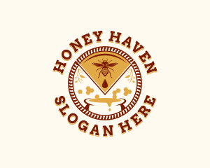 Honey Bee Honeycomb logo