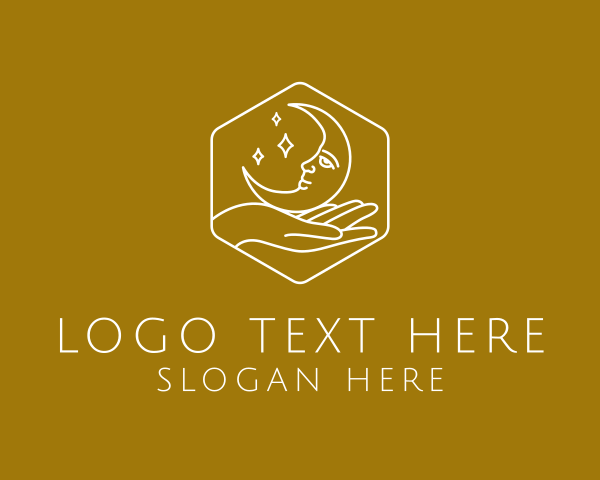 Hexagon logo example 3