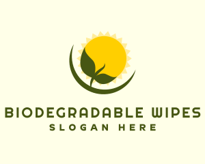 Sunshine Plant Seedling logo design