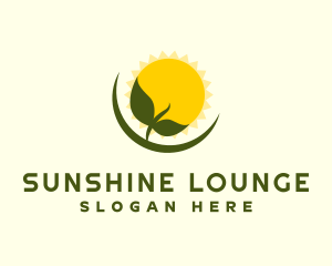 Sunshine Plant Seedling logo design