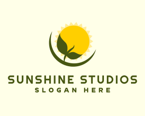 Sunshine Plant Seedling logo design