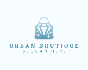 Jeweler Shopping Bag logo design