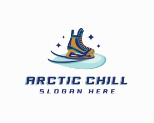 Ice Skate Shoes logo design